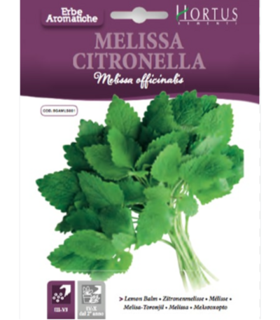 მელისა თესლი Melissa Citronella