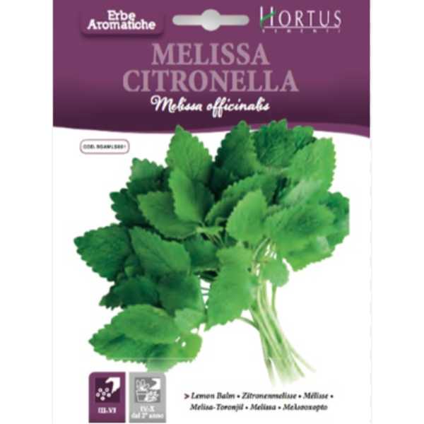 მელისა თესლი Melissa Citronella