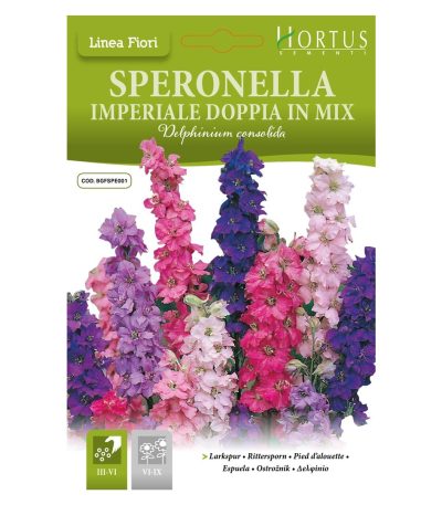ყვავილები თესლი Speronella Imperiale Doppia in Mix